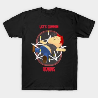 Let's Summon Demons - Vintage Dark Humour T-Shirt